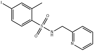 4-iodo-2-methyl-N-(pyridin-2-ylmethyl)benzenesulfonamide Structure