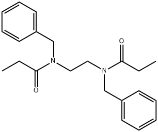 N,N'-1,2-ethanediylbis(N-benzylpropanamide) 구조식 이미지