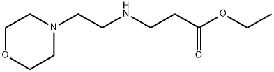 ethyl 3-{[2-(morpholin-4-yl)ethyl]amino}propanoate 구조식 이미지