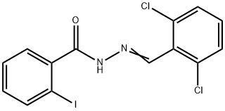 N'-(2,6-dichlorobenzylidene)-2-iodobenzohydrazide 구조식 이미지