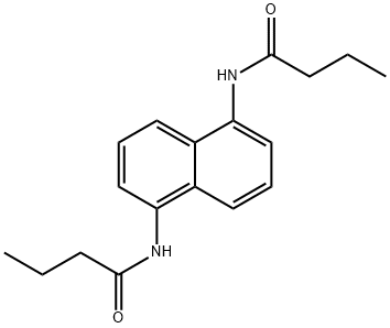 N,N'-1,5-naphthalenediyldibutanamide Structure