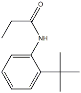 N-(2-tert-butylphenyl)propanamide Structure