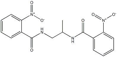 N,N'-1,2-propanediylbis(2-nitrobenzamide) Structure