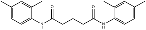 N,N'-bis(2,4-dimethylphenyl)pentanediamide Structure