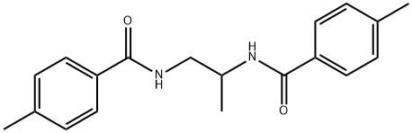 N,N'-1,2-propanediylbis(4-methylbenzamide) 구조식 이미지