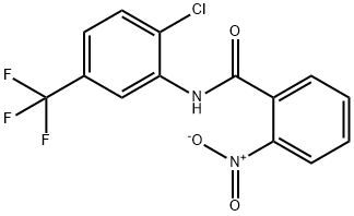 N-[2-chloro-5-(trifluoromethyl)phenyl]-2-nitrobenzamide Structure