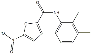 N-(2,3-dimethylphenyl)-5-nitro-2-furamide 구조식 이미지