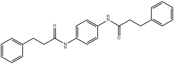 N,N'-1,4-phenylenebis(3-phenylpropanamide) Structure