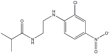 N-[2-(2-chloro-4-nitroanilino)ethyl]-2-methylpropanamide Structure