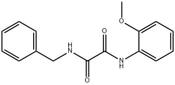 N-benzyl-N'-(2-methoxyphenyl)oxamide Structure