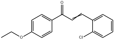 (2E)-3-(2-chlorophenyl)-1-(4-ethoxyphenyl)prop-2-en-1-one Structure