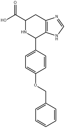 4-[4-(benzyloxy)phenyl]-3H,4H,5H,6H,7H-imidazo[4,5-c]pyridine-6-carboxylic acid Structure