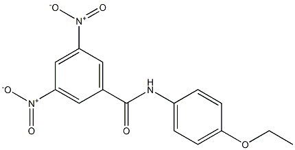 N-(4-Ethoxyphenyl)-3,5-dinitrobenzamide, 97% Structure