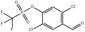2,5-dichloro-4-formylphenyl trilluoromethanesulfonate Structure
