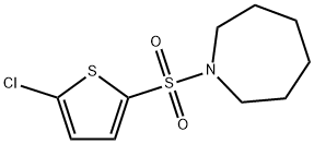 1-[(5-chloro-2-thienyl)sulfonyl]azepane Structure