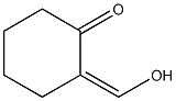 (2Z)-2-(hydroxymethylidene)cyclohexan-1-one Structure