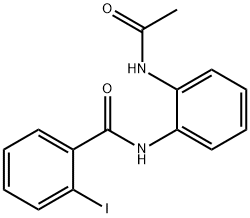 N-[2-(acetylamino)phenyl]-2-iodobenzamide 구조식 이미지