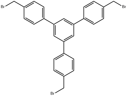 1,3,5-Tris[4-(bromomethyl)phenyl]benzene 구조식 이미지