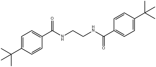 N,N'-1,2-ethanediylbis(4-tert-butylbenzamide) 구조식 이미지