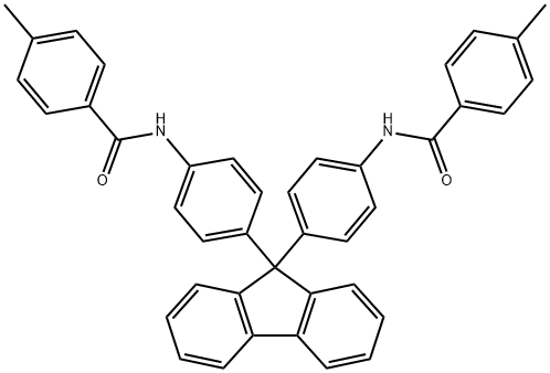 N,N'-[9H-fluorene-9,9-diylbis(4,1-phenylene)]bis(4-methylbenzamide) Structure