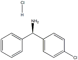 (R)-(4-CHLOROPHENYL)(PHENYL)METHANAMINE HYDROCHLRIDE Structure