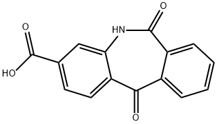 6,11-dioxo-6,11-dihydro-5H-dibenzo[b,e]azepine-3-carboxylic acid Structure