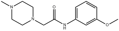 N-(3-methoxyphenyl)-2-(4-methylpiperazin-1-yl)acetamide Structure