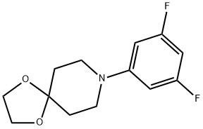 8-(3,5-difluorophenyl)-1,4-dioxa-8-azaspiro[4.5]decane Structure