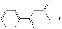 LITHIUM 3-OXO-3-PHENYLPROPANOATE Structure