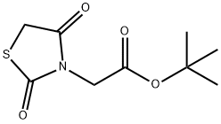 (2,4-Dioxo-thiazolidin-3-yl)-acetic acid tert-butyl ester 구조식 이미지