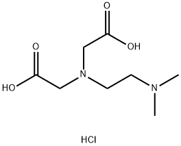 2-[carboxymethyl-[2-(dimethylamino)ethyl]amino]acetic acid,hydrochloride 구조식 이미지