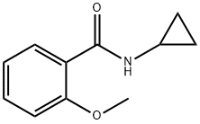 N-cyclopropyl-2-methoxybenzamide Structure