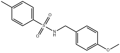 N-[(4-methoxyphenyl)methyl]-4-methylbenzenesulfonamide 구조식 이미지