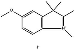 5-methoxy-1,2,3,3-tetramethylindol-1-ium:iodide 구조식 이미지