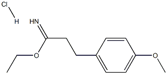 ethyl 2-(4-methoxyphenyl)ethanecarboximidate hydrochloride 구조식 이미지