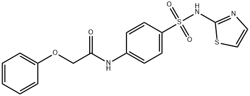 2-phenoxy-N-(4-(N-(thiazol-2-yl)sulfamoyl)phenyl)acetamide Structure