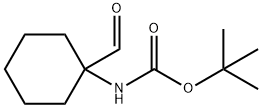 tert-Butyl 1-formylcyclohexylcarbamate 구조식 이미지