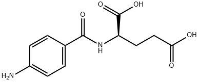 N-(4-aminobenzoyl)- D-Glutamic acid 구조식 이미지