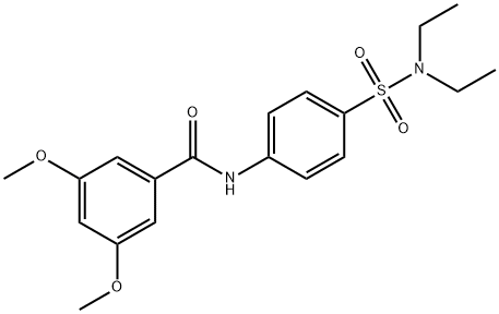 N-[4-(diethylsulfamoyl)phenyl]-3,5-dimethoxybenzamide Structure