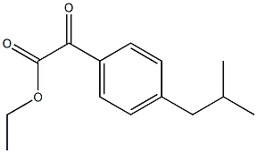 Ethyl 4-iso-butylbenzoylformate Structure