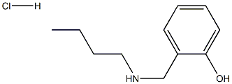 2-[(butylamino)methyl]phenol hydrochloride 구조식 이미지