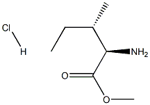 (2R,3S)-2-Amino-3-methyl-pentanoic acid methyl ester hydrochloride 구조식 이미지