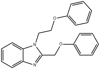 1-(2-phenoxyethyl)-2-(phenoxymethyl)-1H-benzo[d]imidazole Structure