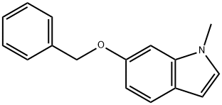 6-benzyloxy-1-methyl-indole Structure