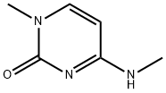 1-methyl-4-methylamino-pyrimidin-2-one 구조식 이미지