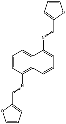 N,N'-bis(2-furylmethylene)-1,5-naphthalenediamine 구조식 이미지