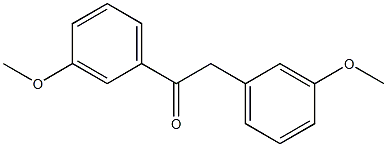 Ethanone,1,2-bis(3-methoxyphenyl)- Structure