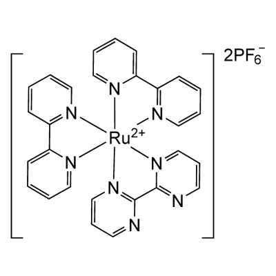 Tris (2,2'-bipyridyl) ruthenium hexafluorophosphate 구조식 이미지