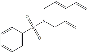 Benzenesulfonamide, N-2,4-pentadienyl-N-2-propenyl- 구조식 이미지