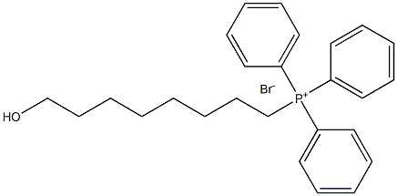 Phosphonium, (8-hydroxyoctyl)triphenyl-, bromide Structure